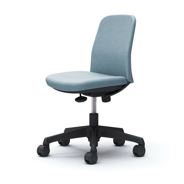 オカムラ ライブス エントリーチェア コンパクトタイプ ブラックボディ 肘なし セージ CD13AR FXW9 [ Lives EntryChair テレワーク ]