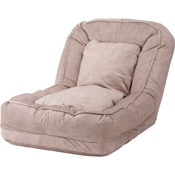 ソファベッド ベージュ 約W85×D105-165×H27-77×SH14cm 【北海道・沖縄・離島配送不可】