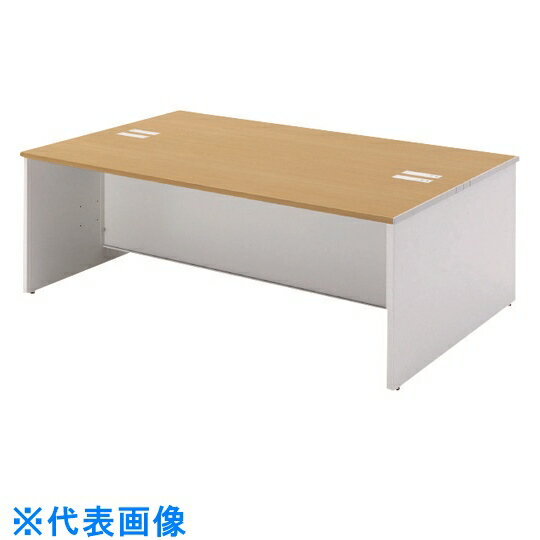 トヨスチール 単体デスク (品番:50SFH-S1414WW)(注番2004837)・(送料別途見積り,法人・事業所限定)【大型】