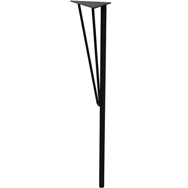 【あす楽】平安伸銅 LABRICO (ラブリコ) スチール テーブル脚 黒 (1本入り) WTK-1