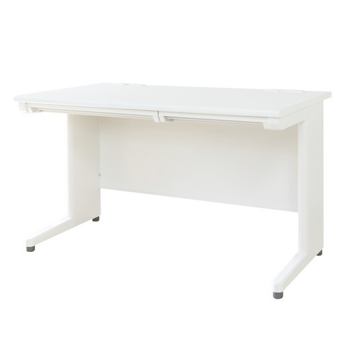 【法人限定】【沖縄・離島配達不可】NUTS オフィスデスク 平机 幅1200mm 事務机 LHD-127-AW-WH-WH ホワイト×ホワイト 幅1200×奥行700×高さ700mm Netforce オフィスデスク 平机 幅1200×奥行700mm 机