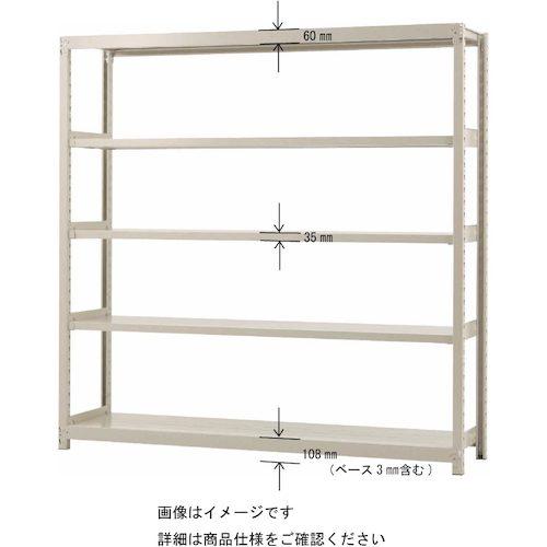 ■ヤマテック ボルトレス軽中量ラック(200kg/段) W900×D300×H1800mm(天地4段)〔品番:2S63304WR〕【3220550:0】[法人・事業所限定][外直送元][店頭受取不可]