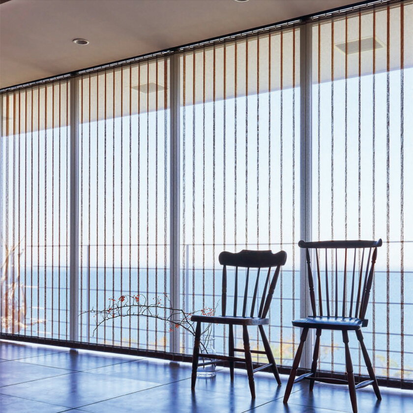 タテ型ブラインド▼アルペジオ 生地名:ベーネ 電動タイプ シングルスタイル 100mm バランスウェイト:ミニマル▼ニチベイ A8935〜8939【製品幅1605〜2000×製品高さ2010〜2500mm】