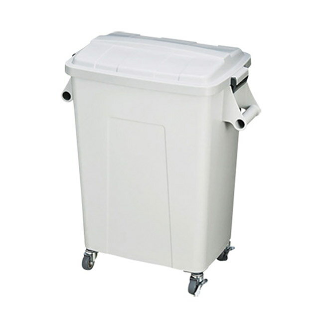 トンボ 厨房ダストペール 蓋付 45型 グレー(k-609029)07-0675-0301ふた フタ ペール ゴミ箱 ごみ箱 ダストボックス