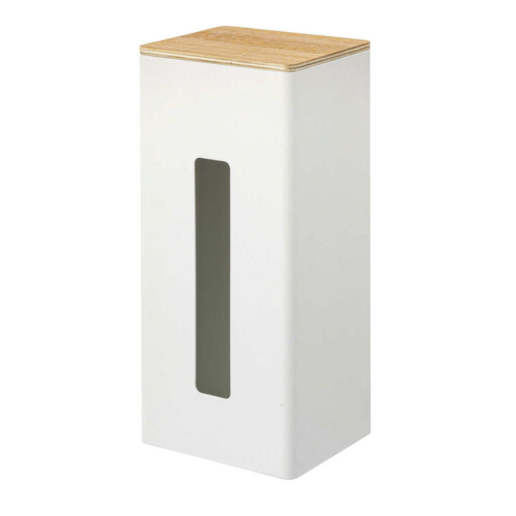 【お買い物マラソン限定クーポン配布中】 両面ティッシュケース縦型 リン ナチュラル 山崎実業 yamazaki おしゃれ オシャレ