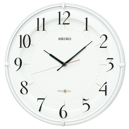 掛け時計 壁掛け時計 衛星電波時計 電波時計 セイコー SEIKO クロック 衛星 スペースリンク アナログ時計 GP216W