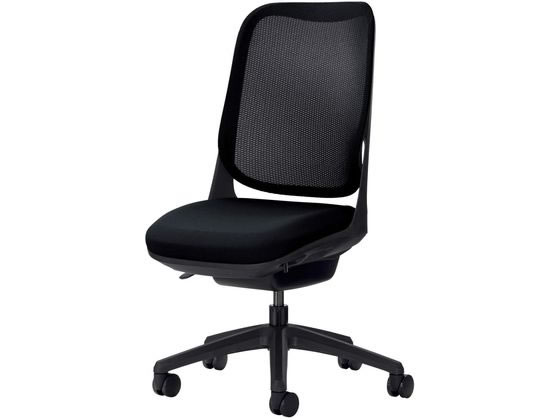 【レビュー投稿で100円OFFクーポン】【メーカー直送】ライオン事務器 ライド 肘なし ブラック No.3565F-K【代引不可】【お客様組立】肘なし メッシュチェア オフィスチェア オフィス家具