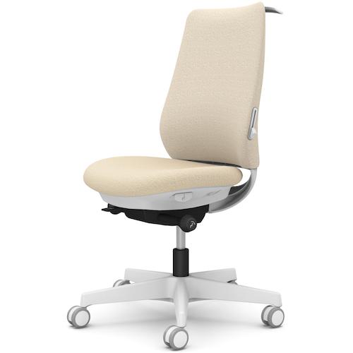 ■OKAMURA ポータム,肘なし,背クッション,スタンダードタイプ,ホワイトボディ,ハンガー有,ランバー有,ウレタンキャスター〔品番:CF14ZZFXW2〕【5859162:0】[送料別途見積り][法人・事業所限定][外直送][店頭受取不可]