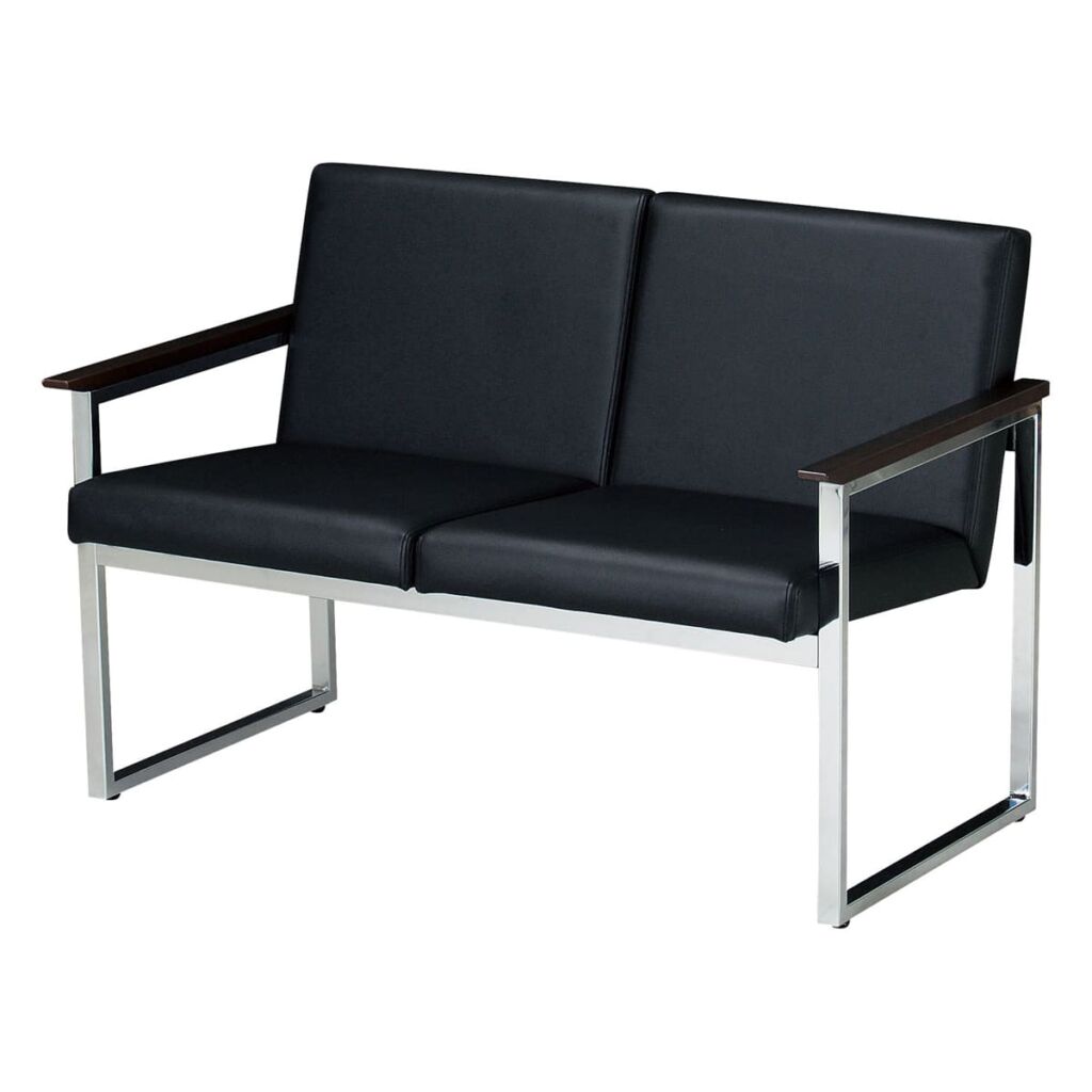 法人様限定 弘益 応接ソファ KOT-1080(BK)