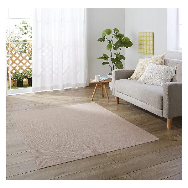 【日本製 消臭 洗える】サンコー ペット用 撥水 タイルマット ずれない ジョイントマット 30×30cm ベージュ 20枚 カーペットタイプ おくだけ吸着 タイルマット KN-26