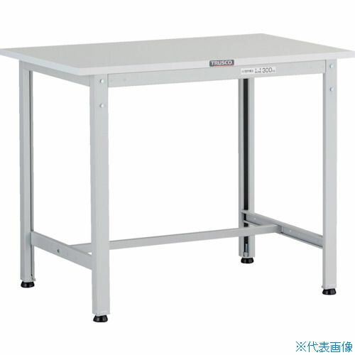 ■TRUSCO 軽荷重作業台VAE型抗ウィルスポリ天板 900X600XH740 ホワイト色 VAE0960W(2581260)[法人・事業所限定][直送元]