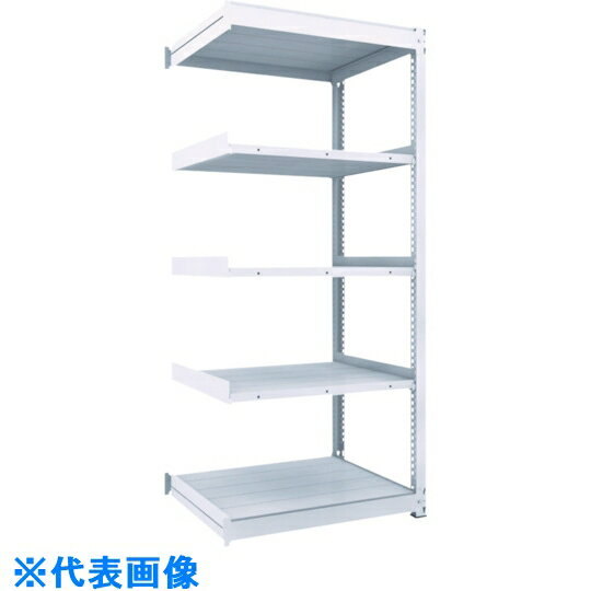 TRUSCO TUG型中量棚300kg 連結 900X476XH2100 5段 (品番:TUG300-73S-5B)(注番7556632)・(法人・事業所限定,直送元)