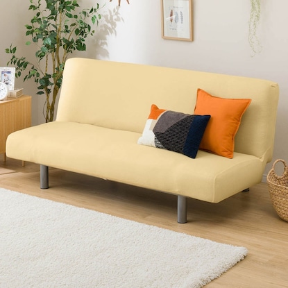 ストレッチソファベッドカバー(ライトン YE)