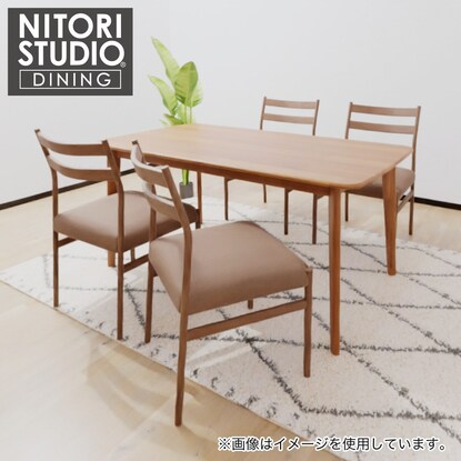 ダイニングテーブル5点セット(Nコレクション T-01 150 MBR/C-34 MBR/AQ-BR)