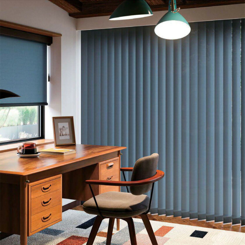 タテ型ブラインド▼アルペジオ 生地名:ブレンダ 標準タイプ モアラップスタイル 100mm バトン式 バランスウェイト:標準・カバー・ミニマル▼ニチベイ A8830〜8832【製品幅1205〜1600×製品高さ1210〜1600mm】