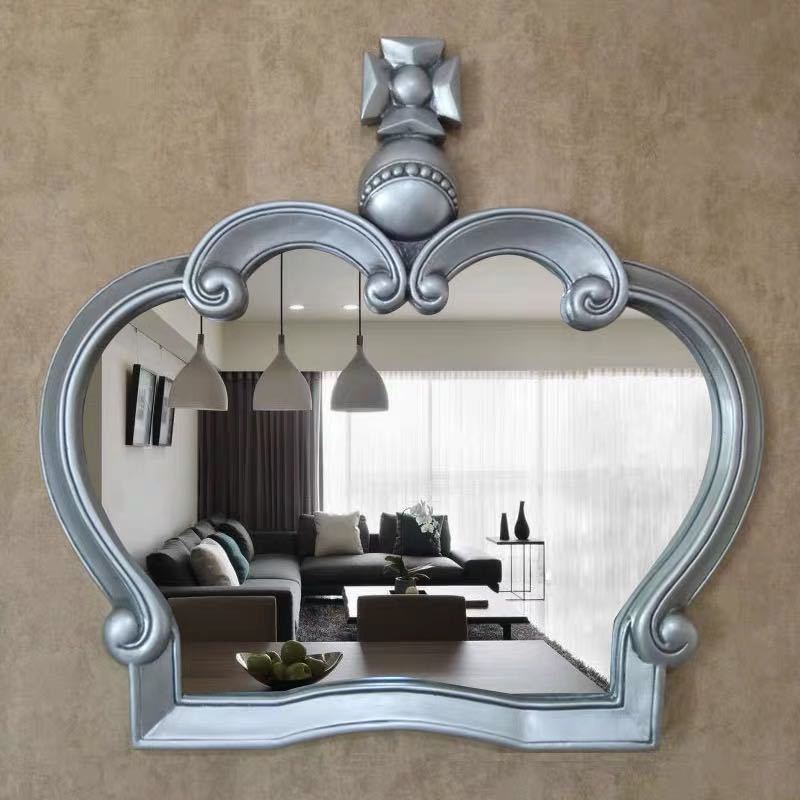 豪華鏡 アンティーク調 壁掛け鏡 壁掛け .壁掛けミラー ウォールミラー 68x69cm