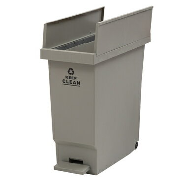 AZUMAYA(東谷) バタフライペダルペール 32L ふた付きごみ箱 ペダル式 ポリプロピレン GR|LFS-769GR