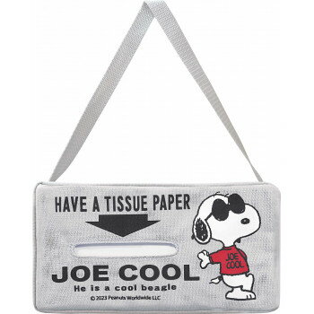 SNOOPY ティッシュケース スヌーピー ジョークール SN116【お寄せ品、返品キャンセル不可。沖縄不可。欠品終売時連絡あり】