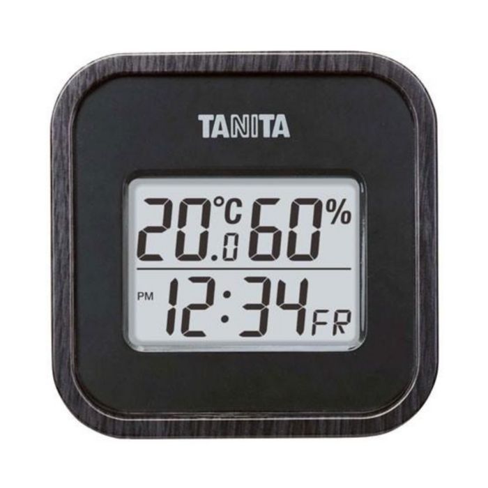 タニタ TT-571-BK(ブラック) デジタル温湿度計 調理器具 キッチン用品 ツール シンプル おしゃれ