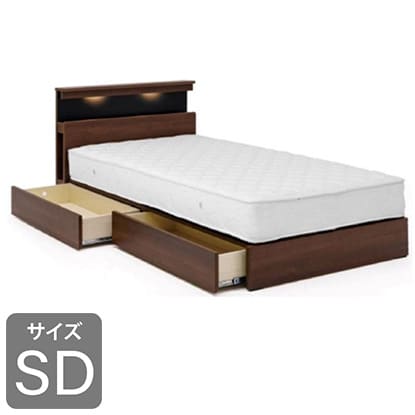 セミダブルフレーム　コルト　引出し　ＬＢＲ