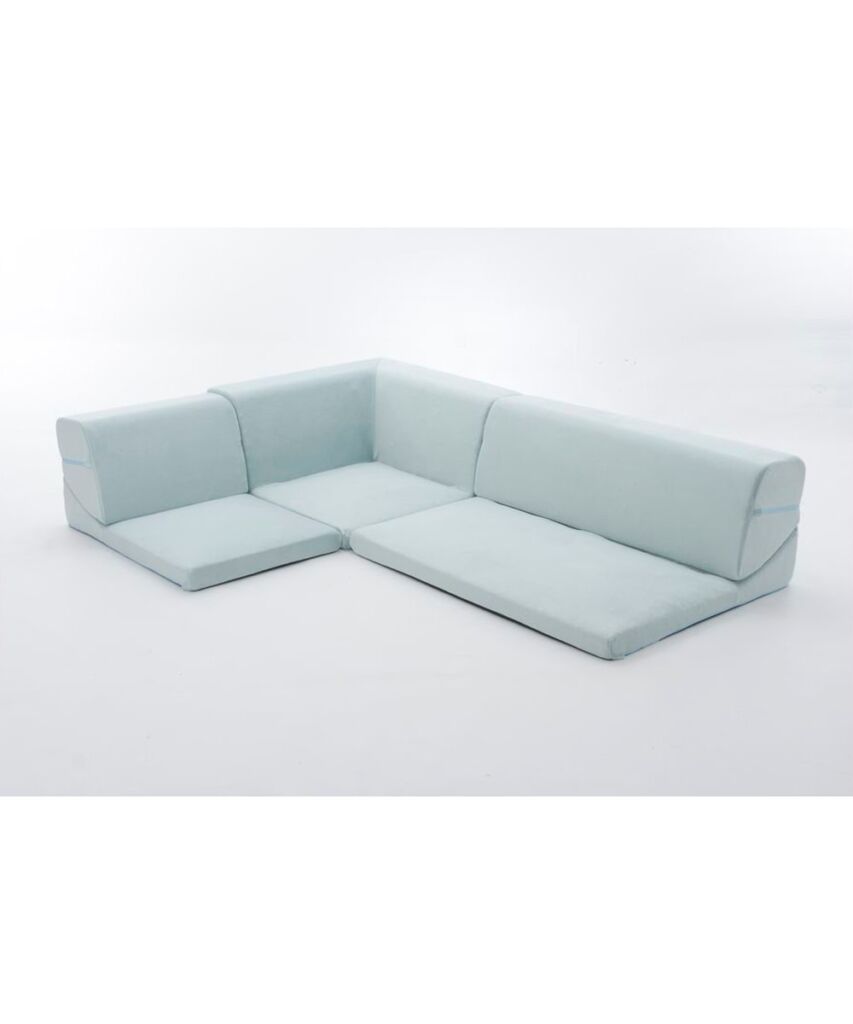 [3人掛け]ローソファ3点セット｜コーナー 起毛タイプ 日本製