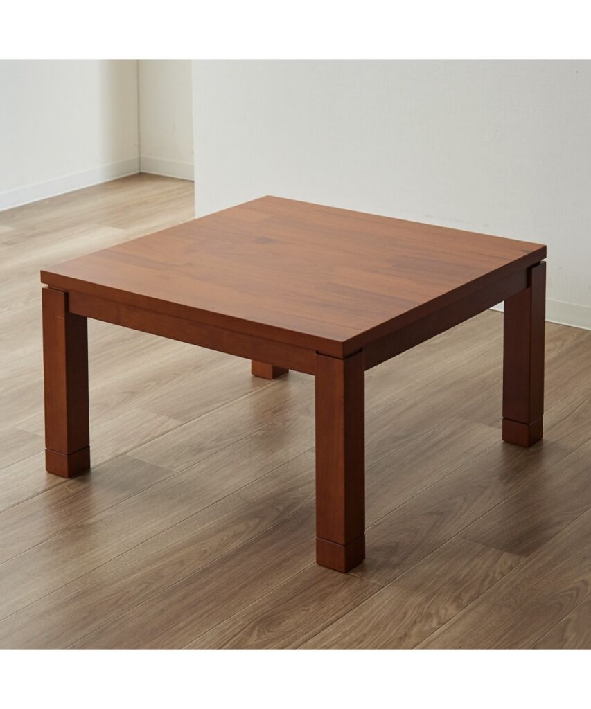 アカシアの木目が魅力的なこたつテーブル(継ぎ脚付き)