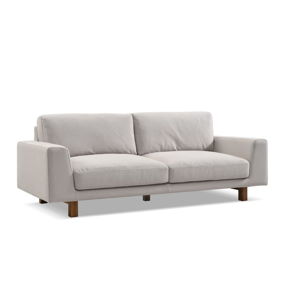 ３人掛けソファ　オリオ　ストーンホワイト　【ペット対応】