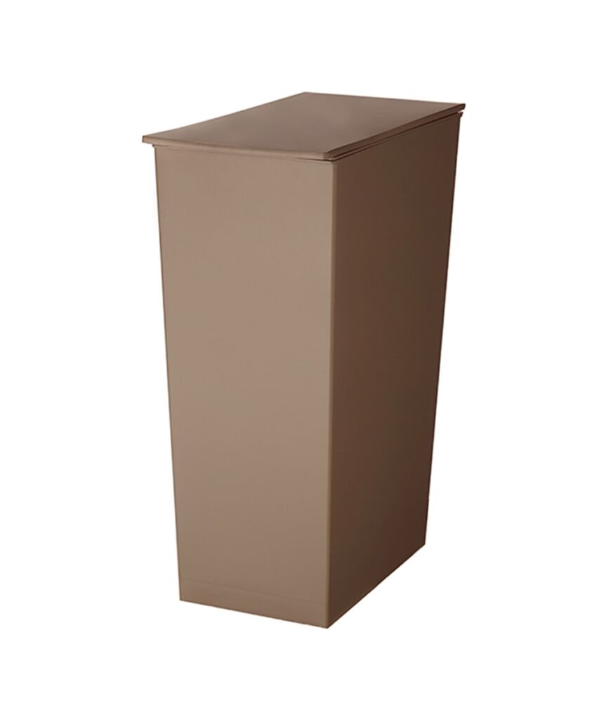 【kcud/クード】【日本製】隠しキャスター付きダストボックス（ゴミ箱）【縦型スリム】