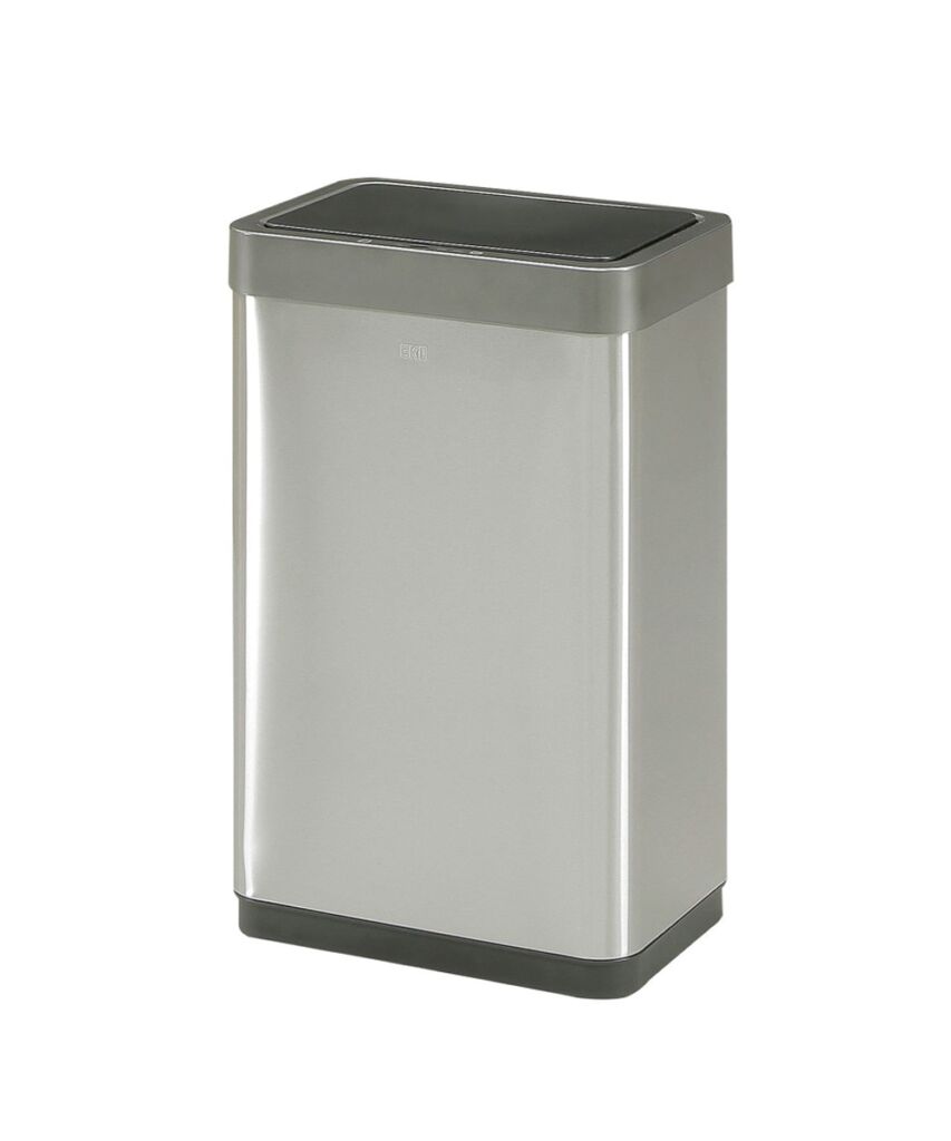 【EKO】自動開閉ステンレスダストボックス 横型(ゴミ箱)