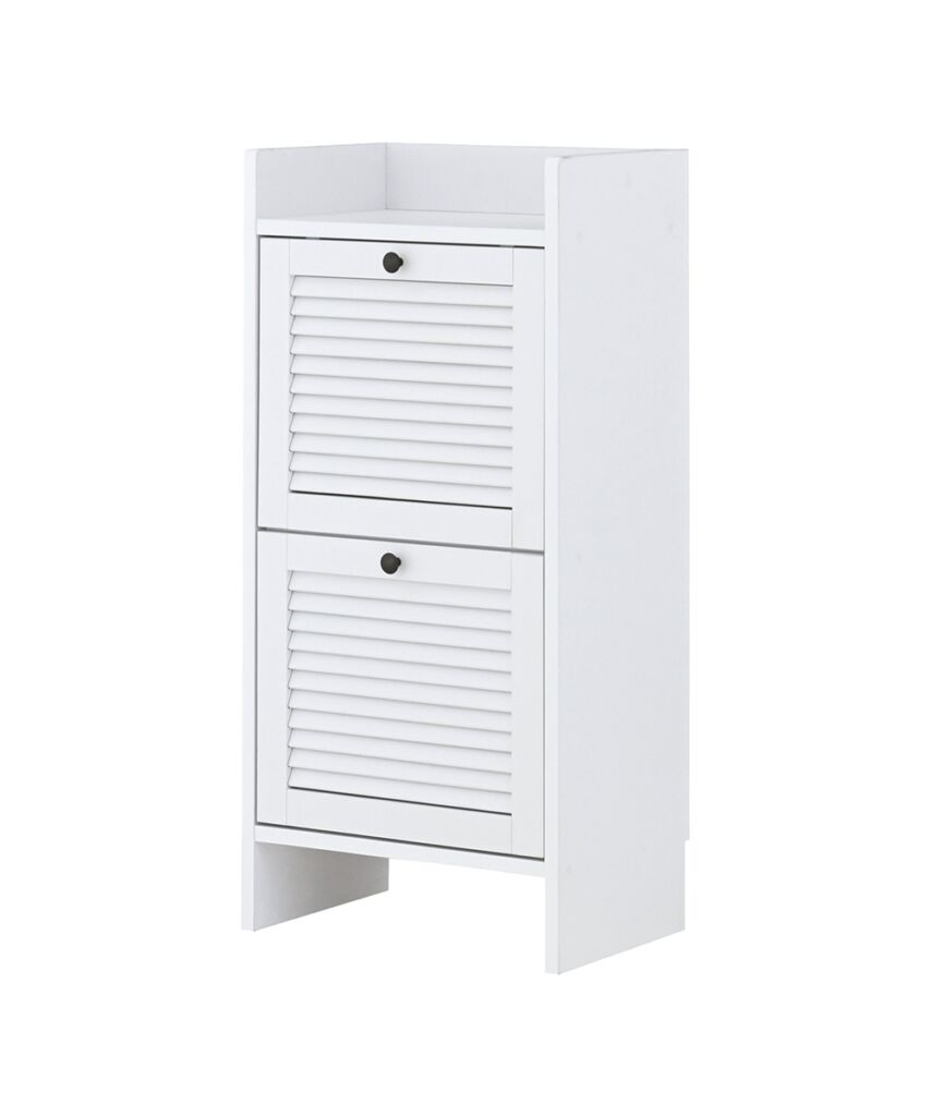 スペースを有効活用できるフラップ式ランドリーラック