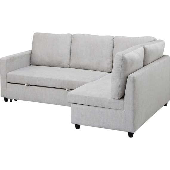 布張り収納付きコーナーソファーベッド(ノアーク2 LC 撥水加工タイプ MO)　