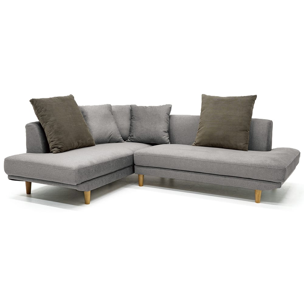 【WGF】　コーナーソファ　セット　ニカ　(右)　GY