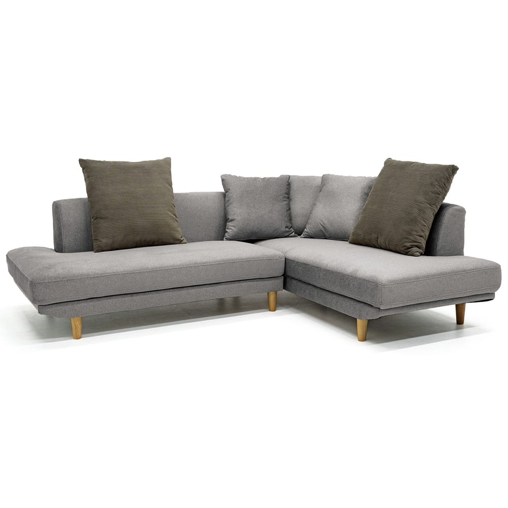 【WGF】　コーナーソファ　セット　ニカ　(左)　GY