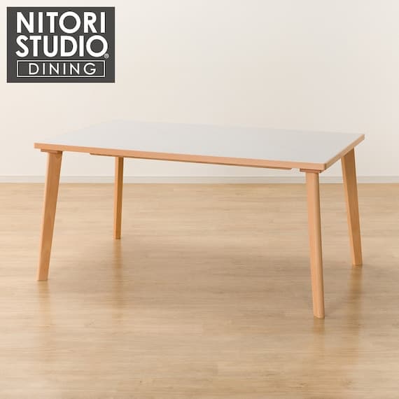セラミックトップテーブル(NコレクションT-12 150 NA/WH) 