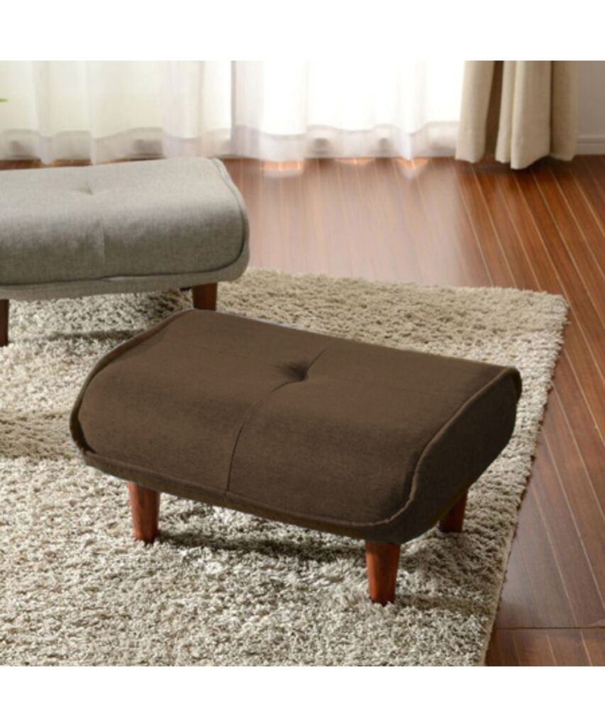 オットマン｜スツール ポケットコイル ファブリック 日本製