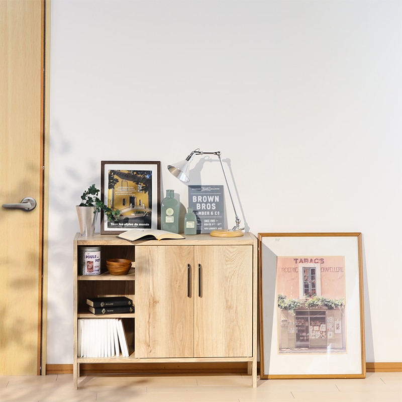 キャビネット ビエンテージライト VTL-7085DNN 白井産業【お客様組立品】《オンラインショップ限定》