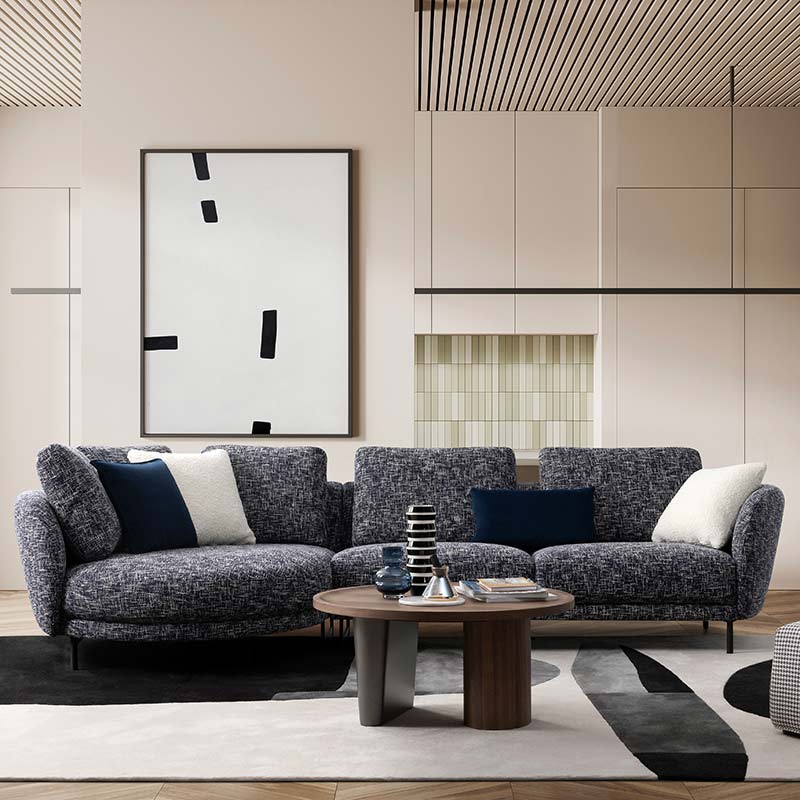 カウチソファ CARRE /FA-A0493 2.5ERS  CLT-S PNO-330【大型商品配送便でのお届け】●受注生産:90日～