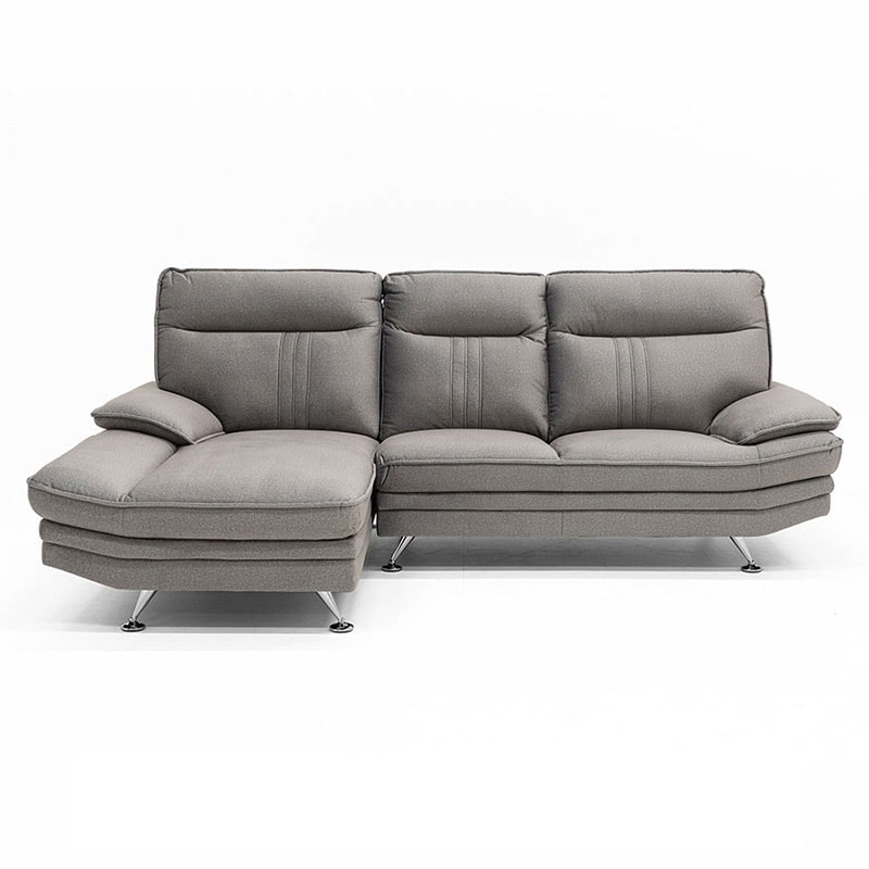 カウチソファ Nビリー 2PL CR 撥水FAB カウチの向き座って右【大型商品配送】