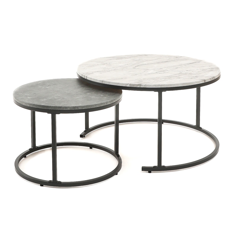 ネストテーブル2点セット IF-EN 70 MB/CT【お客様組立商品】