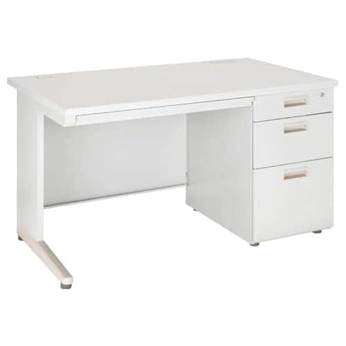 【法人様専用商品】片袖机　ＫＳＤ−１２７Ｓ　ＮＧ　≪送料無料≫