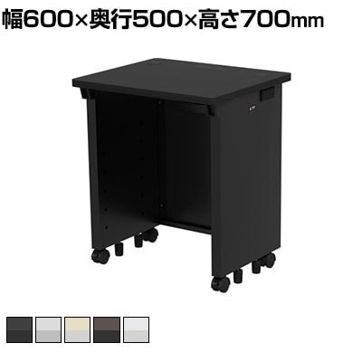 eデスク オフィスデスク ベーシックデスク 豊富なサイズ 天板:メラミン化粧板 幅600×奥行500×高さ700mm