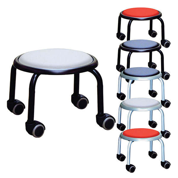 ローキャスター ボン 強じん脚キャスターチェアー 低座位作業用チェアー スタッキング可能 作業椅子