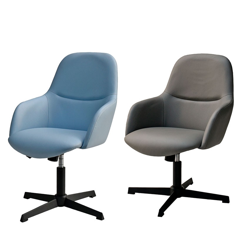 GART(ガルト)スポルチェア オフィスチェア ミーティングチェア 固定脚 幅580×奥行550×高さ800～890(座面高370～460)mm