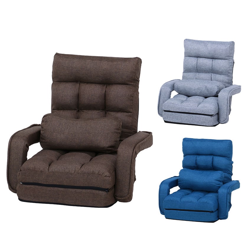 座椅子 4WAY座椅子 マットレス ロング座椅子 ソファ オットマン 折りたたみ可 肉厚 42段階リクライニング