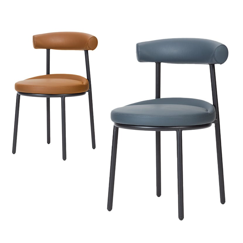Work Plus ROTOM CHAIR ミーティングチェア 4本脚 PUレザー 幅490×奥行520×高さ780(座面高さ465)mm
