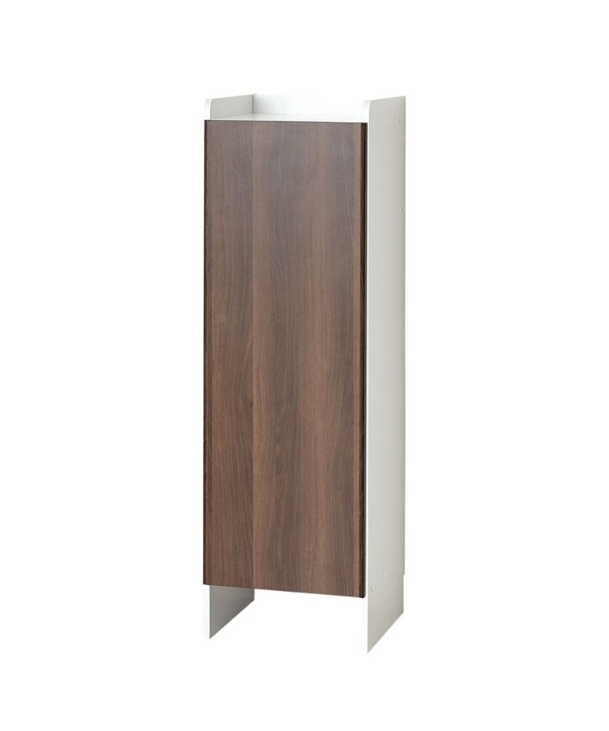 隠せる木目調掃除機収納ボックス（コンセント付き）