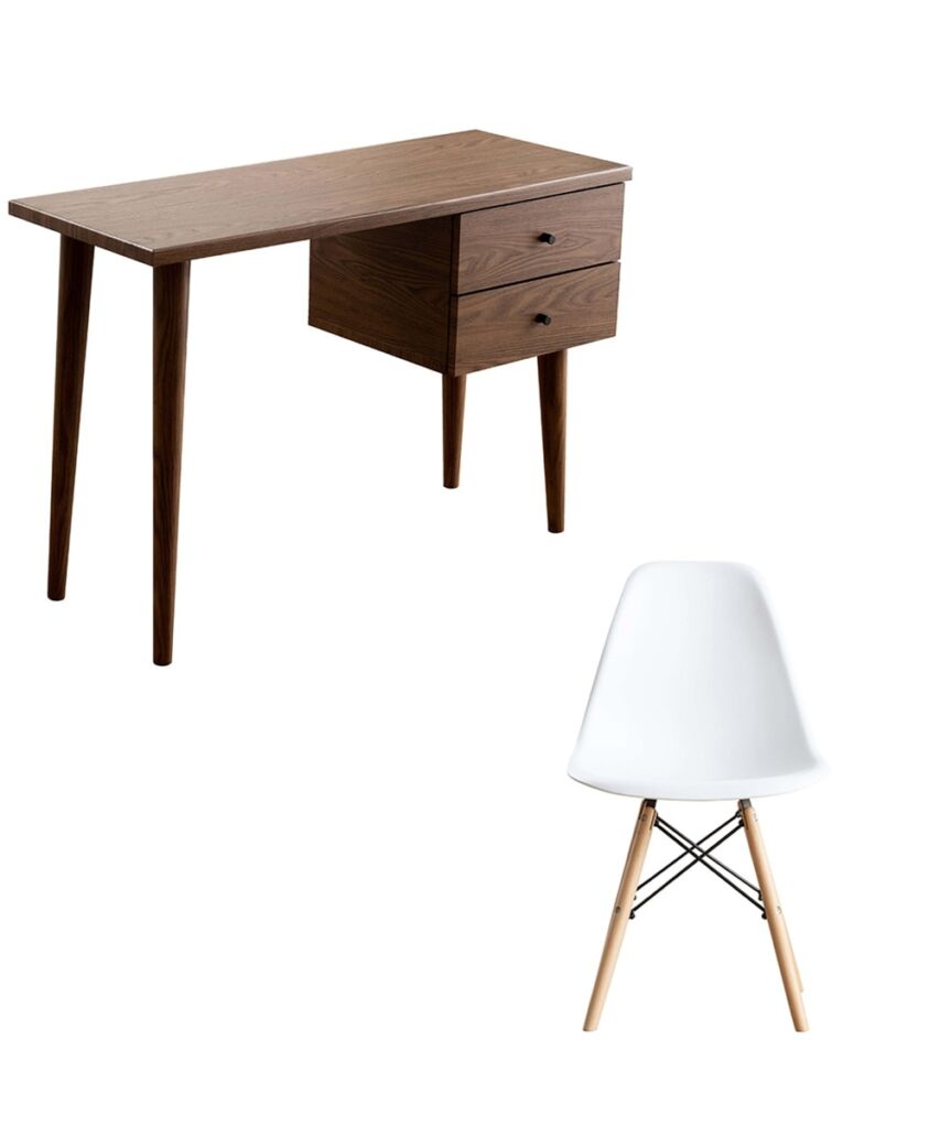 北欧風ナチュラルデスク