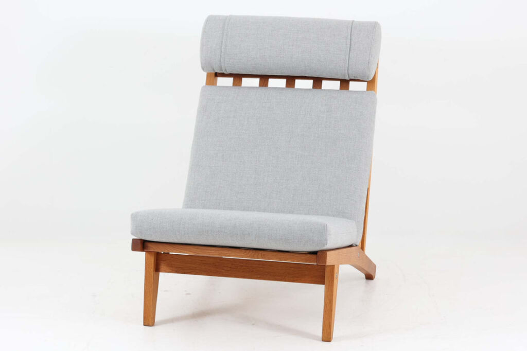 Hans J.Wegner(ハンス・J・ウェグナー)　GE375　ハイバックシングルソファ　オーク材　GETAMA/ゲタマ/DK16589