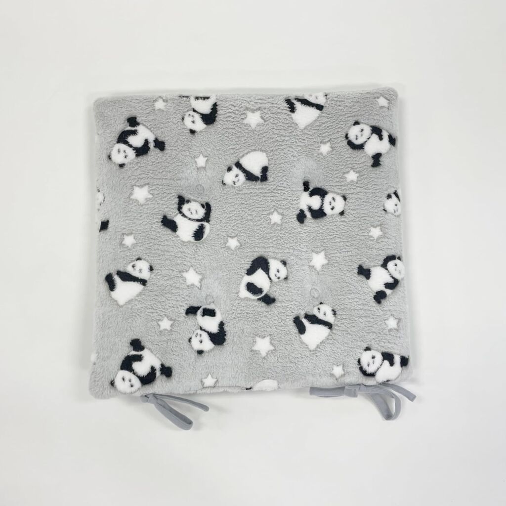 癒しのパンダ フランネルシートクッション 40×40cm リビング ダイニング オフィス 椅子 座椅子