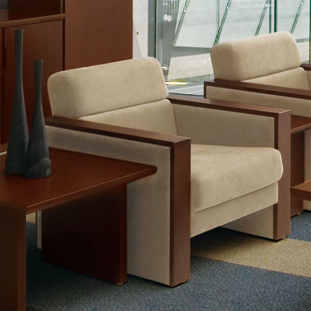 法人様限定 ナイキ(NAIKI) 応接ソファ ZRE150型 アームチェア